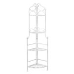 DOMINIQUE - scaffale 4 piani stile provenzale in ferro verniciato