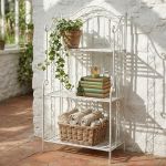 FLAVIENNE - scaffale 3 piani stile provenzale in ferro verniciato