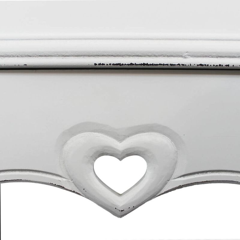 CAROLINE - cassettiera 3 cassetti in legno di paulownia shabby chic