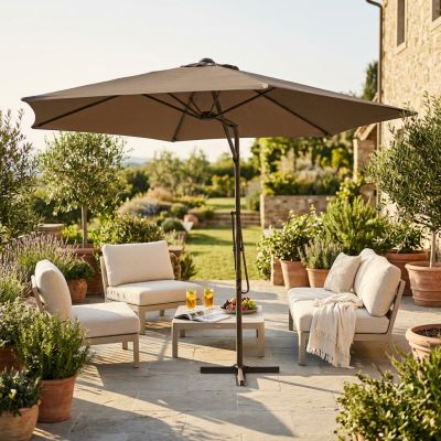 VERSUS - ombrellone da giardino decentrato