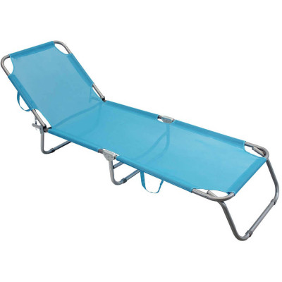 brandina pieghevole prendisole da mare e campeggio in acciaio cm 188 x 55 x 24,5 h