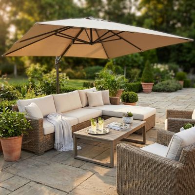 MERIDIES - ombrellone decentrato 3 x 4 m