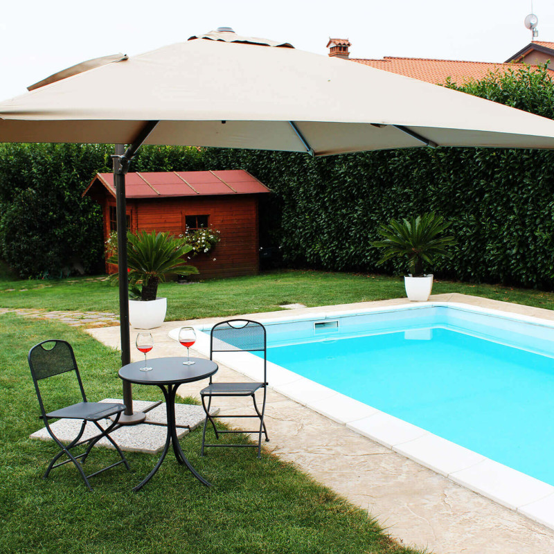 MERIDIES - ombrellone decentrato 3 x 4 m