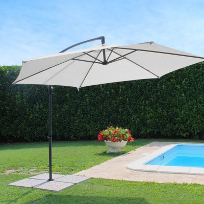 DELPHINUS - ombrellone da giardino decentrato