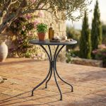 ROMANUS - tavolo da giardino rotondo in ferro
