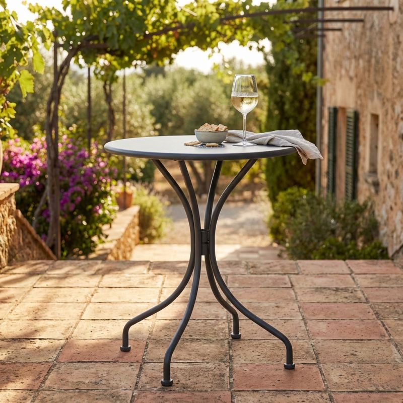 ROMANUS - tavolo da giardino rotondo in ferro