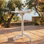 OPERA - tavolo da giardino in acciaio diametro 60