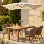 MARITUS - ombrellone da giardino palo centrale 2 x 3 m