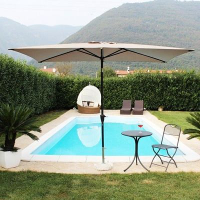 MARITUS - ombrellone da giardino palo centrale 2 x 3 m