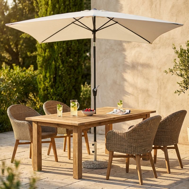 MARITUS - ombrellone da giardino palo centrale 2 x 3 m