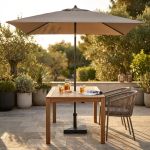 SERTUM - ombrellone da giardino palo centrale 2 x 2