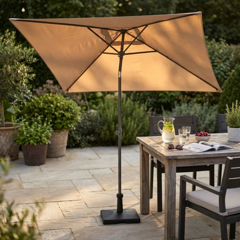 SERTUM - ombrellone da giardino palo centrale 2 x 3