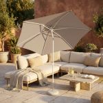 SERTUM - ombrellone da giardino palo centrale rotondo 3 m