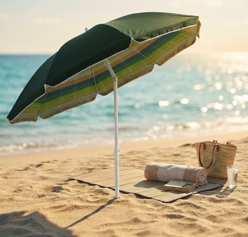 ombrellone da spiaggia con paragon