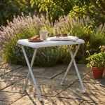 tavolino da campeggio pieghevole salvaspazio in pvc