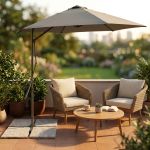 VERSUS - ombrellone da giardino decentrato