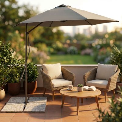 VERSUS - ombrellone da giardino decentrato