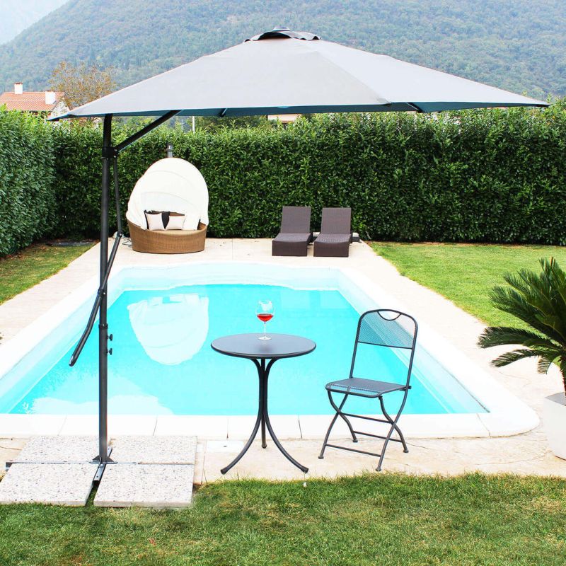 VERSUS - ombrellone da giardino decentrato 2 x 3