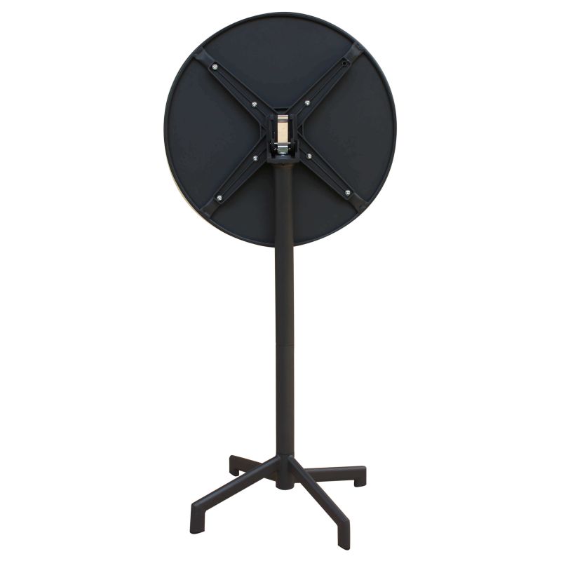 OPERA - set tavolo in metallo cm Ø 60 x 102 h con 2 sgabelle Opera