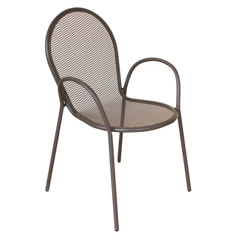 INDEX - set tavolo in alluminio cm 80 x 80 x 73h con 2 poltrone Maris