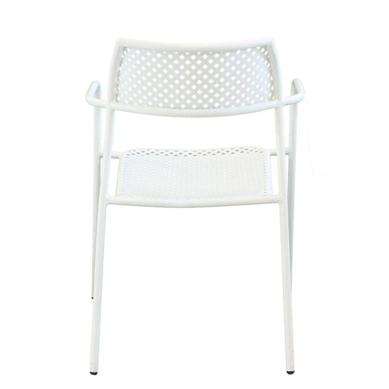 INDEX - set tavolo in metallo cm 80 x 80 x 73h con 2 poltrone Aviim