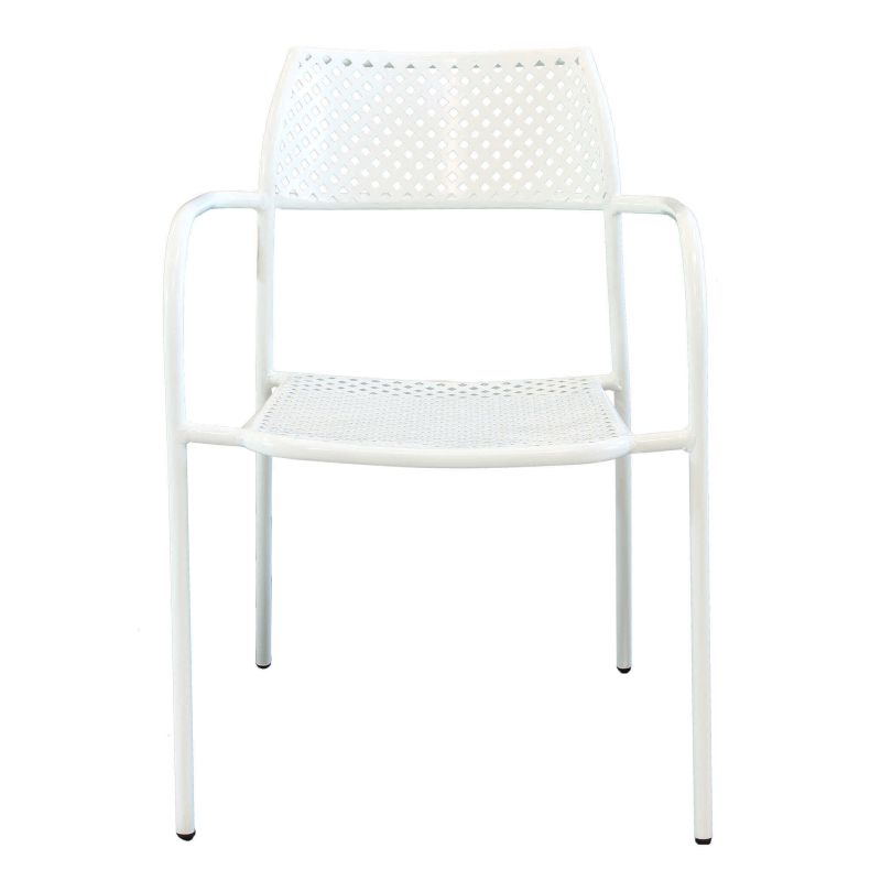 INDEX - set tavolo in metallo cm 80 x 80 x 73h con 2 poltrone Aviim