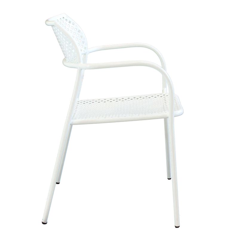 INDEX - set tavolo in metallo cm 80 x 80 x 73h con 2 poltrone Aviim