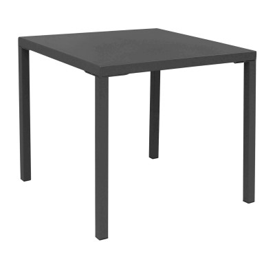INDEX - set tavolo in metallo cm 80 x 80 x 73h con 2 poltrone Aviim