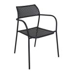 INDEX - set tavolo in metallo cm 80 x 80 x 73h con 2 poltrone Aviim