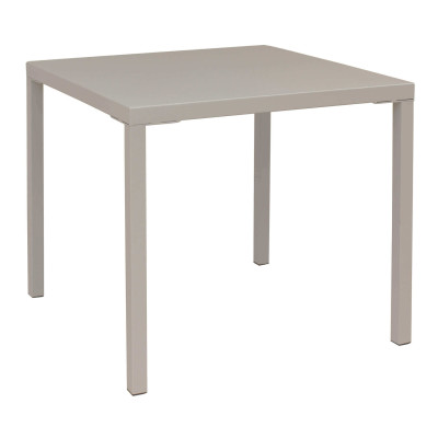 INDEX - set tavolo in metallo cm 80 x 80 x 73h con 2 poltrone Aviim