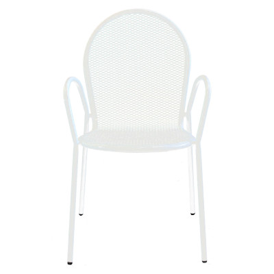 OPERA - set tavolo in metallo cm Ø 60 x 74 h con 2 poltrone Maris