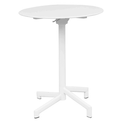 OPERA - set tavolo in metallo cm Ø 60 x 74 h con 2 poltrone Maris