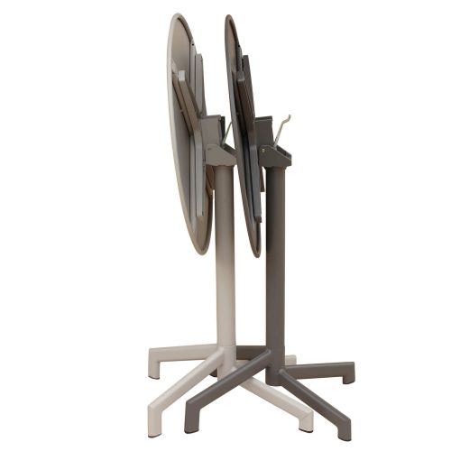 OPERA - set tavolo in metallo cm Ø 60 x 74 h con 2 poltrone Maris