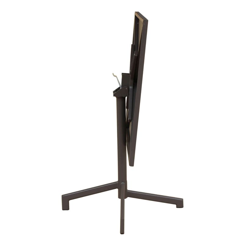 OPERA - set tavolo in metallo cm 70 x 70 x 73 h con 2 sedie Viper