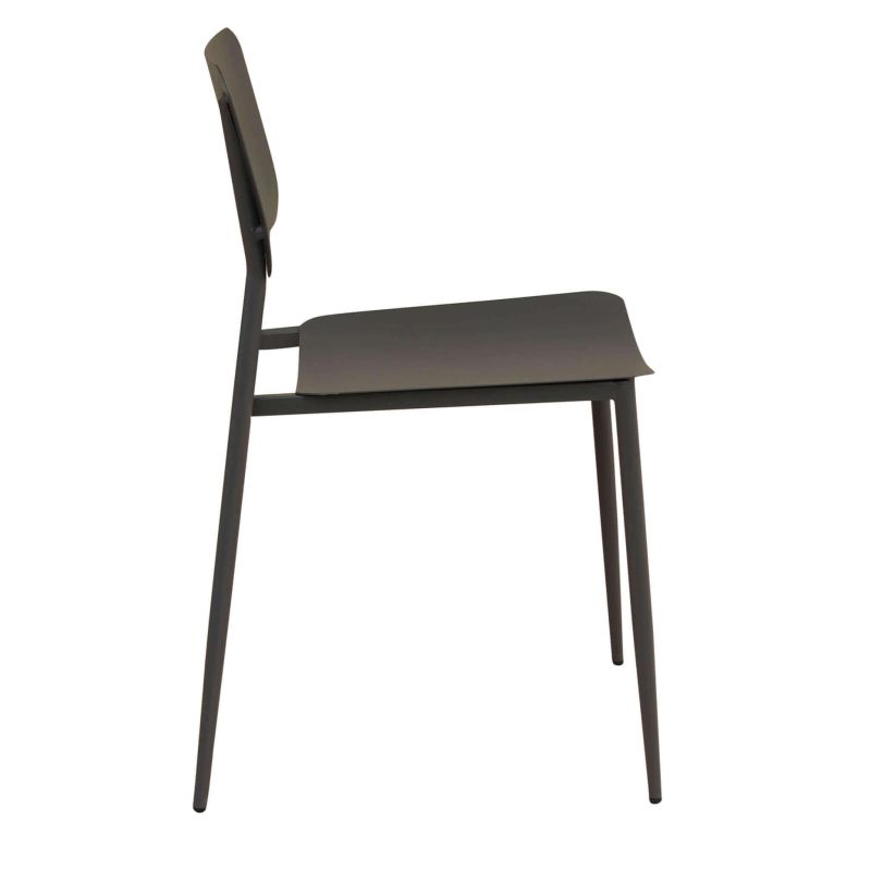 OPERA - set tavolo in metallo cm 70 x 70 x 73 h con 2 sedie Viper