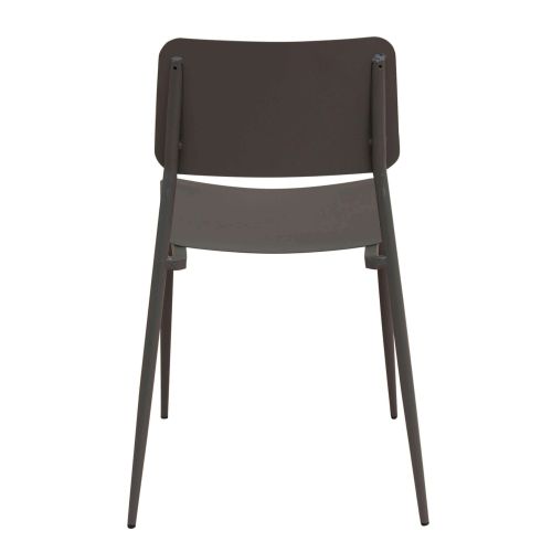 OPERA - set tavolo in metallo cm 70 x 70 x 73 h con 2 sedie Viper