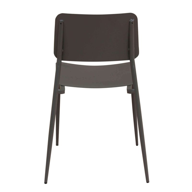 OPERA - set tavolo in metallo cm 70 x 70 x 73 h con 2 sedie Viper