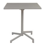 OPERA - set tavolo in metallo cm 70 x 70 x 73 h con 2 sedie Viper