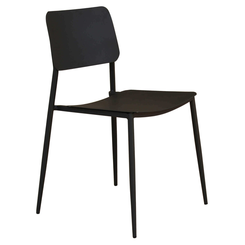 OPERA - set tavolo in metallo cm 70 x 70 x 73 h con 2 sedie Viper