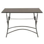 ROMANUS - set tavolo in metallo cm 110 x 70 x 72 h con 4 sedie Viper