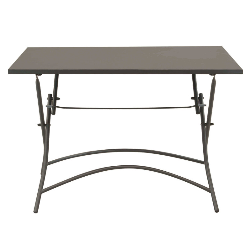 ROMANUS - set tavolo in metallo cm 110 x 70 x 72 h con 4 sedie Viper