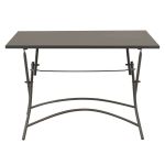 ROMANUS - set tavolo in metallo cm 110 x 70 x 72 h con 4 sedie Viper