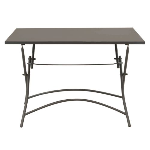 ROMANUS - set tavolo in metallo cm 110 x 70 x 72 h con 4 sedie Viper