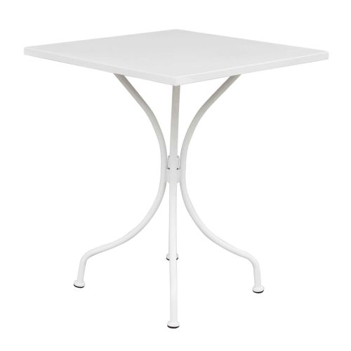 ROMANUS - set tavolo in metallo cm 60 x 60 x 72 h con 2 poltrone Maris