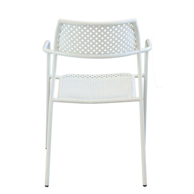 ROMANUS - set tavolo in metallo cm 60 x 60 x 72 h con 2 poltrone Aviim