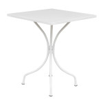 ROMANUS - set tavolo in metallo cm 60 x 60 x 72 h con 2 poltrone Aviim