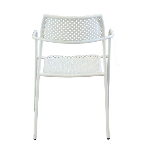 ROMANUS - set tavolo in metallo cm 60 x 60 x 72 h con 2 poltrone Aviim