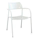 ROMANUS - set tavolo in metallo cm 60 x 60 x 72 h con 2 poltrone Aviim