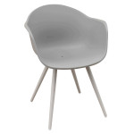 JERRI - set tavolo in alluminio cm 135/270 x 90 x 75 h con 6 Poltrone Dynamo