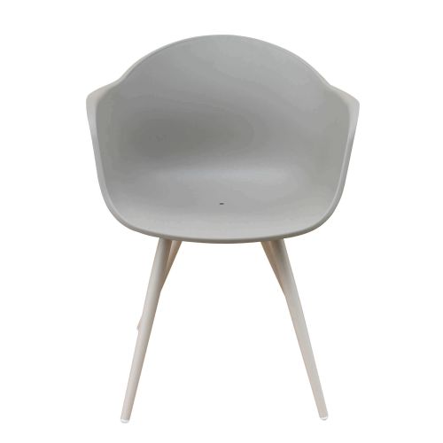 JERRI - set tavolo in alluminio cm 135/270 x 90 x 75 h con 8 Poltrone Dynamo